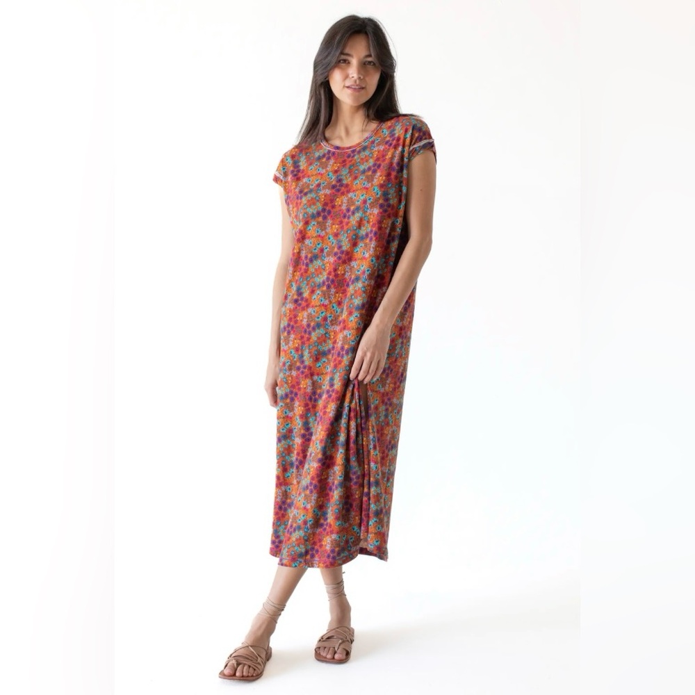 Natural Life Frankie Knit Cotton Midi Dress